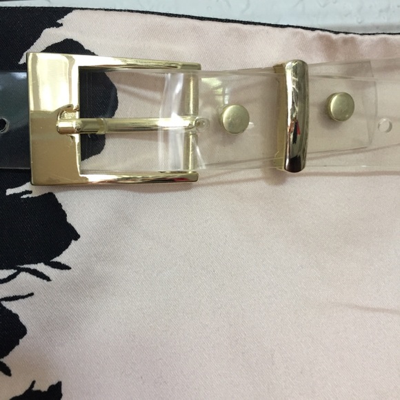 NWOT Worthington Floral Pencil Skirt With Belt S:6 - Picture 4 of 6